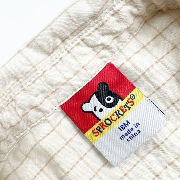 Sprockets baby boys plaid button down shirt - Picture 3 of 3